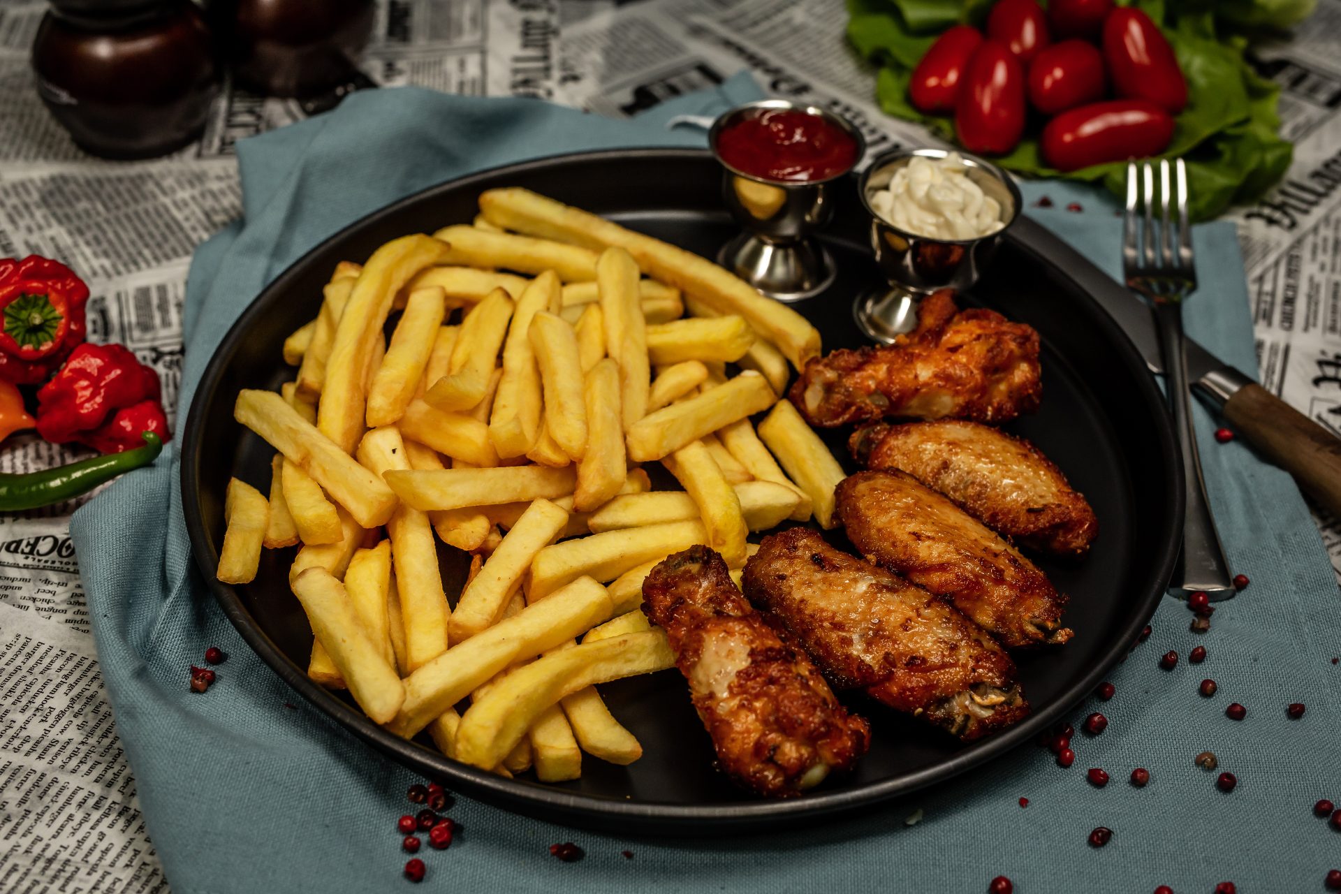 Aripioare glazurate BBQ & Spicy